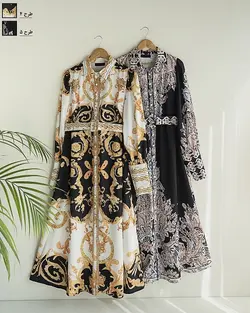 پیراهن بلند ترمه کد 1653