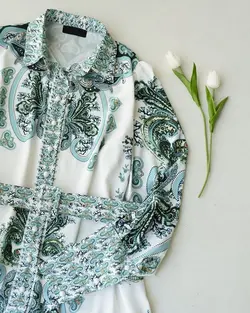 پیراهن بلند ترمه کد 1653