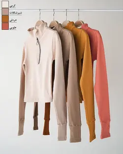 بلوز کبریتی زیپدار آرتمیس کد 1636