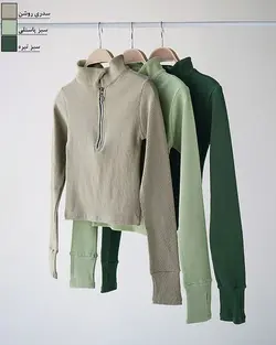 بلوز کبریتی زیپدار آرتمیس کد 1636