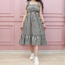 3828-پیراهن ساحلی راه راه (ارسال رایگان) (2)