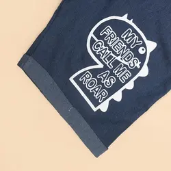 4182-ست تیشرت شلوارک دایناسور (کودک)