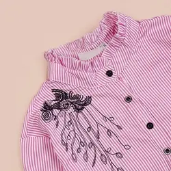 4174-شومیز راه راه روشا