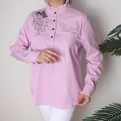 4174-شومیز راه راه روشا