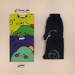 4167-ست تیشرت شلوارک دایناسور (کودک)