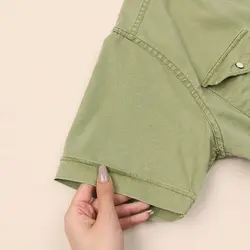 4134-پیراهن آستین کوتاه کتان مردانه