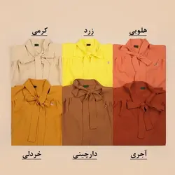 4052-شومیز یقه کرواتی