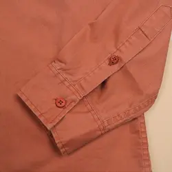 4047-پیراهن کتان جیب دار مردانه