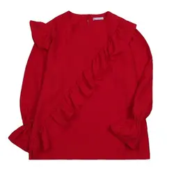 4010-شومیز یقه چین دار یکتا