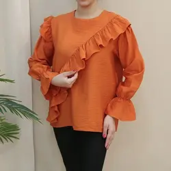 4010-شومیز یقه چین دار یکتا