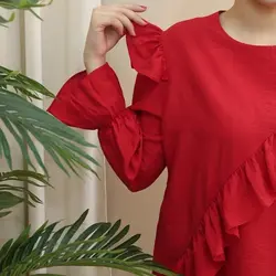 4010-شومیز یقه چین دار یکتا