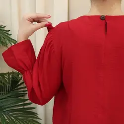 4010-شومیز یقه چین دار یکتا