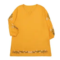 3998-بلوز آستین سه ربع گلدوزی