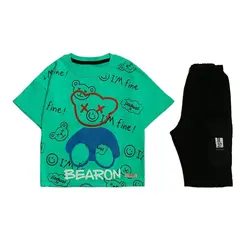 3921-ست تیشرت شلوارک bearon (کودک)