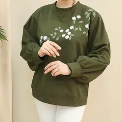 3900-بلوز آستین بلند شکوفه