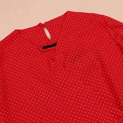 3894-پیراهن خالخالی نخی