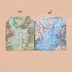 3885-شومیز نقشه جهان