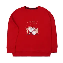 3103-بلوز آستین بلند کریسمس