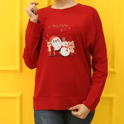3103-بلوز آستین بلند کریسمس