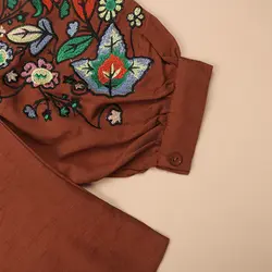 3799-شومیز گلدوزی آیناز
