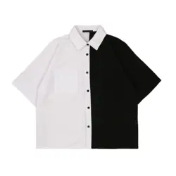 3617-شومیز سیاه سفید