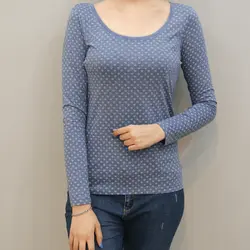 3550-بلوز آستین بلند طرحدار