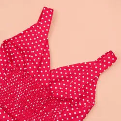 3549-پیراهن خالخالی عروسکی 4