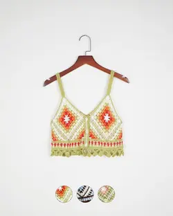 کراپ قلاب بافی لوزی کد 1794