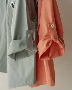 شومیز لینن خرجکار عینک کد 1878