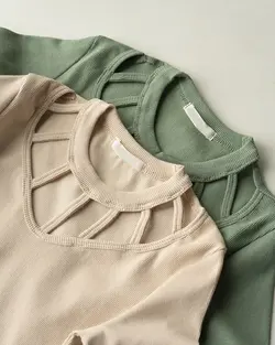 بلوز یقه بندی گرین کد 1937