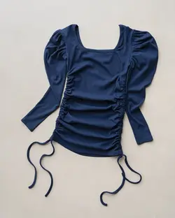 پیراهن بلند پایین گت دار مارتینا کد 2052