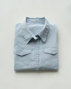 شومیز لینن جیب دار آهایلا کد 2046