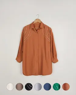 شومیز مانتویی هوستا کد 2115