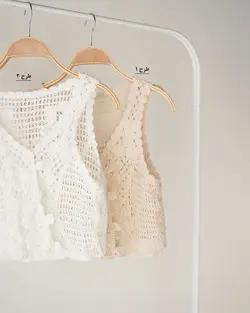 جلیقه قلاب بافی ماهریس کد 2161