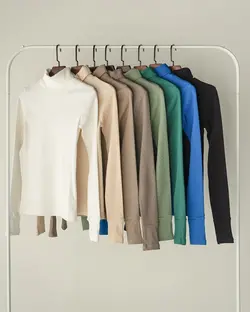 بلوز یقه اسکی شیمر کد 2179