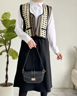دامن جلو دکمه رزاتا کد 2229