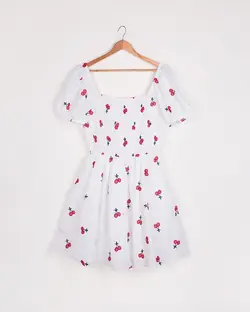 پیراهن خامه دوزی گیلاس کد 2253