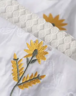 پیراهن خامه دوزی آزالیای کد 2338