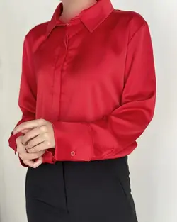 شومیز ساتن آتریسا کد 2363