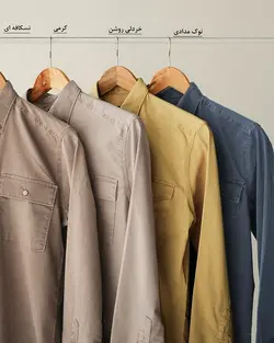 پیراهن کتان مردانه کد 2366