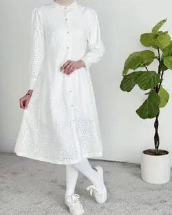 مانتو خامه دوزی نیهان کد 2480