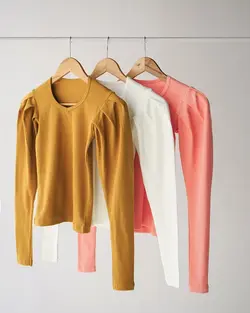 بلوز آستین چین دار سحر کد 2537