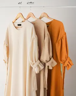 پیراهن آستین پیلی فراتین  کد 2669