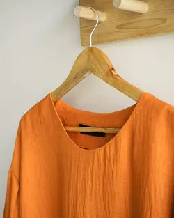 پیراهن آستین پیلی فراتین  کد 2669