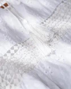 پیراهن خامه دوزی آزالیای 2 کد 2684