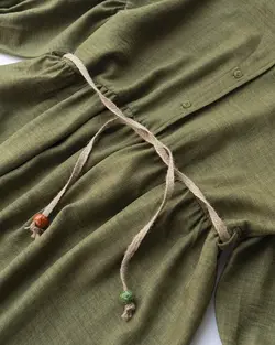 پیراهن بلند یقه هفت ارغوان کد 2818