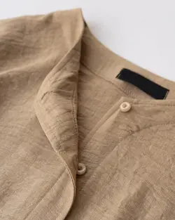 پیراهن بلند یقه هفت ارغوان کد 2818