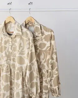 پیراهن بلند گلدار نگارا کد 2793