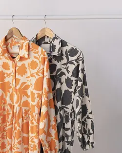 پیراهن بلند گلدار نگارا کد 2793