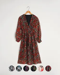 پیراهن حریر لیلا کد 2820